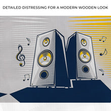 Load image into Gallery viewer, Music Equipment Speakers Pop Art Canvas Wall Art