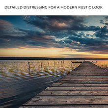 Load image into Gallery viewer, Small Dock By The Vibrant Lake Canvas Wall Art