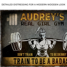 Load image into Gallery viewer, Real Girl Gym Sign