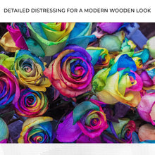 Load image into Gallery viewer, Rainbow Roses Canvas Wall Art