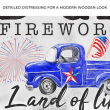Load image into Gallery viewer, Old Glory Firework Co Let Freedom Ring Sign