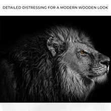 Load image into Gallery viewer, Black And White Lion Head Canvas Wall Art