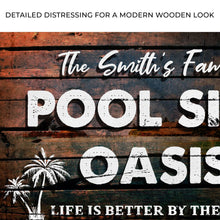 Load image into Gallery viewer, Poolside Oasis Sign