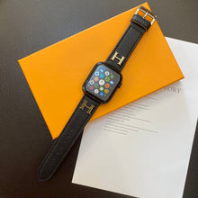 Load image into Gallery viewer, Genuine Pattern Leather Apple Watch Strap