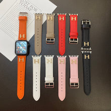 Load image into Gallery viewer, Genuine Pattern Leather Apple Watch Strap