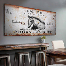Load image into Gallery viewer, Rustic Horse Ranch Sign IV