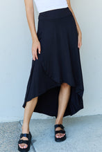 Load image into Gallery viewer, Ninexis First Choice High Waisted Flare Maxi Skirt in Black