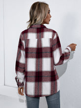 Load image into Gallery viewer, Ivy Lane Plaid Button Up Flannel Shirt