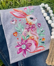 Load image into Gallery viewer, Gemstone Bunny (DTF Tee)