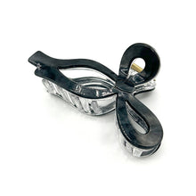 Load image into Gallery viewer, Black Bow Claw Clip