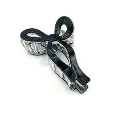 Load image into Gallery viewer, Black Bow Claw Clip
