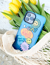 Load image into Gallery viewer, Blue Sticker Collage Phone Case