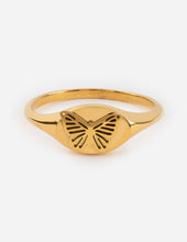 Load image into Gallery viewer, Butterfly Signet Ring