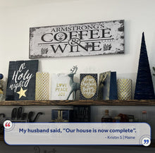 Load image into Gallery viewer, Coffee and Wine Sign