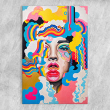 Load image into Gallery viewer, Canvas Print: "Candy Face"