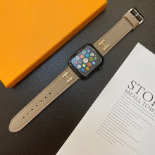 Load image into Gallery viewer, Genuine Pattern Leather Apple Watch Strap