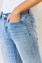 Load image into Gallery viewer, Kancan Full Size Mid Rise Y2K Slit Bootcut Jeans