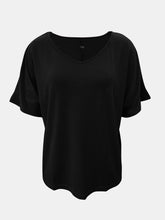 Load image into Gallery viewer, Full Size Scoop Neck Short Sleeve T-Shirt