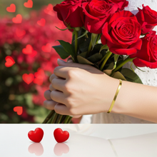 Load image into Gallery viewer, 14K Gold Herringbone Bracelet - Exquisite Handmade Italian Design in Sterling Silver