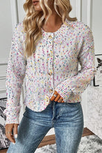 Load image into Gallery viewer, Confetti Button Up Long Sleeve Cardigan