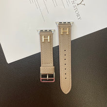 Load image into Gallery viewer, Genuine Pattern Leather Apple Watch Strap