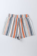 Load image into Gallery viewer, Striped Elastic Waist Shorts