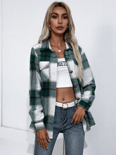 Load image into Gallery viewer, Ivy Lane Plaid Button Up Flannel Shirt