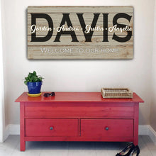 Load image into Gallery viewer, Welcome To Our Home Sign