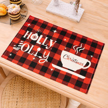 Load image into Gallery viewer, Assorted 2-Piece Plaid Placemats