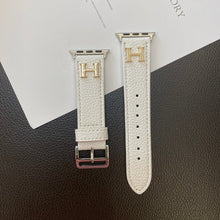 Load image into Gallery viewer, Genuine Pattern Leather Apple Watch Strap