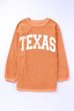 Load image into Gallery viewer, TEXAS Round Neck Long Sleeve Sweatshirt