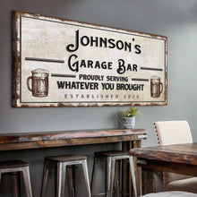 Load image into Gallery viewer, Garage Bar Sign