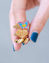 Load image into Gallery viewer, Enamel Croissant Ring