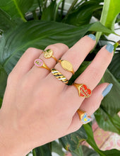 Load image into Gallery viewer, Enamel God is Love Ring