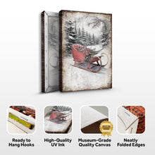 Load image into Gallery viewer, Vintage Christmas Sledge Wall Art