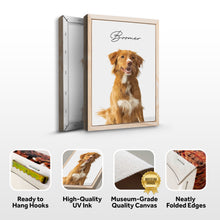Load image into Gallery viewer, Custom Pet Memorial Portrait Watercolor Sign