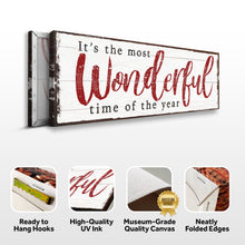 Load image into Gallery viewer, It's The Most Wonderful Time Of The Year Christmas Sign VI