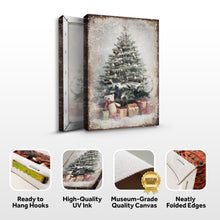 Load image into Gallery viewer, Vintage Christmas Tree With Gifts Wall Art II