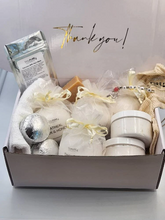 Load image into Gallery viewer, Spa Gift Box | Relaxation Spa Set | Unwind Spa Gift for Her | Self Care | Pamper Gift Best Friend Mom | Home Spa Day | Anniversary Gift Box