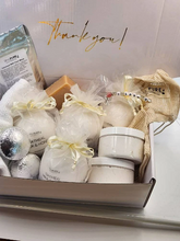 Load image into Gallery viewer, Spa Gift Box | Relaxation Spa Set | Unwind Spa Gift for Her | Self Care | Pamper Gift Best Friend Mom | Home Spa Day | Anniversary Gift Box