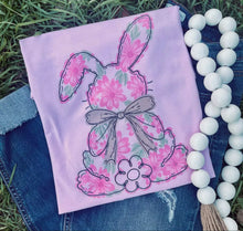 Load image into Gallery viewer, Pink Floral Bunny (Gildan Tee)
