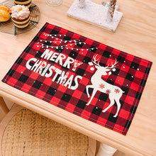 Load image into Gallery viewer, Assorted 2-Piece Plaid Placemats