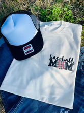 Load image into Gallery viewer, Checkered Baseball Mom (DTF Tee)