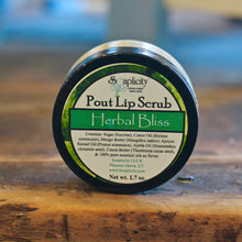 Load image into Gallery viewer, Herbal Bliss Pout Lip Scrub