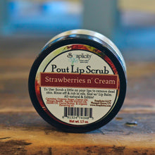 Load image into Gallery viewer, Strawberries 'n Cream Pout Lip Scrub