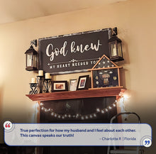 Load image into Gallery viewer, God Knew Sign III