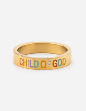 Load image into Gallery viewer, Gold Child of God Ring