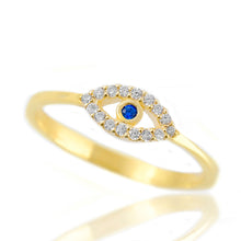 Load image into Gallery viewer, Elysian Evil Eye Rings – Stylish Protection Against Negativity