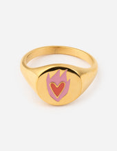 Load image into Gallery viewer, Heart Signet Ring
