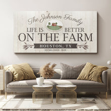 Load image into Gallery viewer, Life Is Better On The Farm Sign